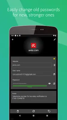 Avira Password Manager android App screenshot 10