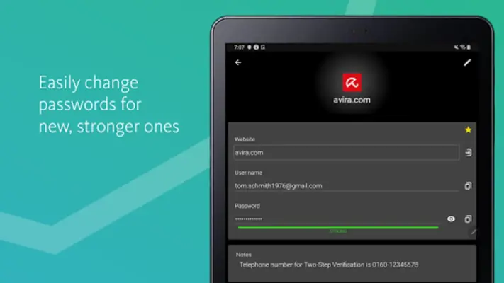 Avira Password Manager android App screenshot 3